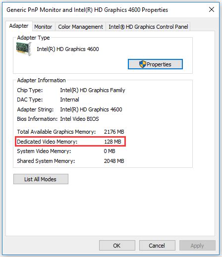 dedicated video ram|How To Increase Dedicated Video RAM in Windows .